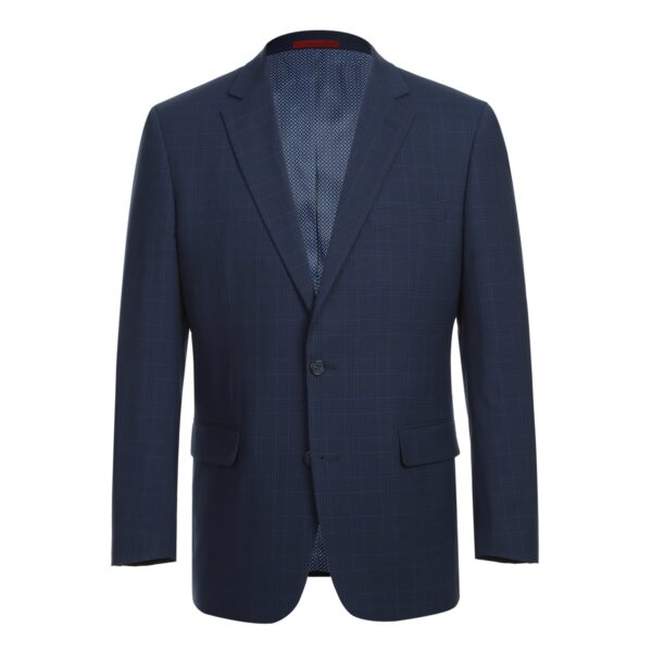 Men's Classic Fit Checked Suits