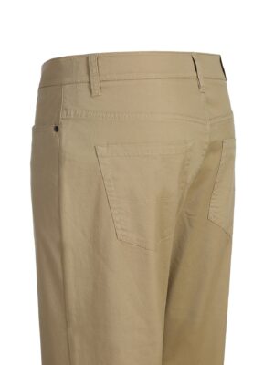 Men's 5-Pocket Cotton Stretch Washed Flat Front Chino Pants