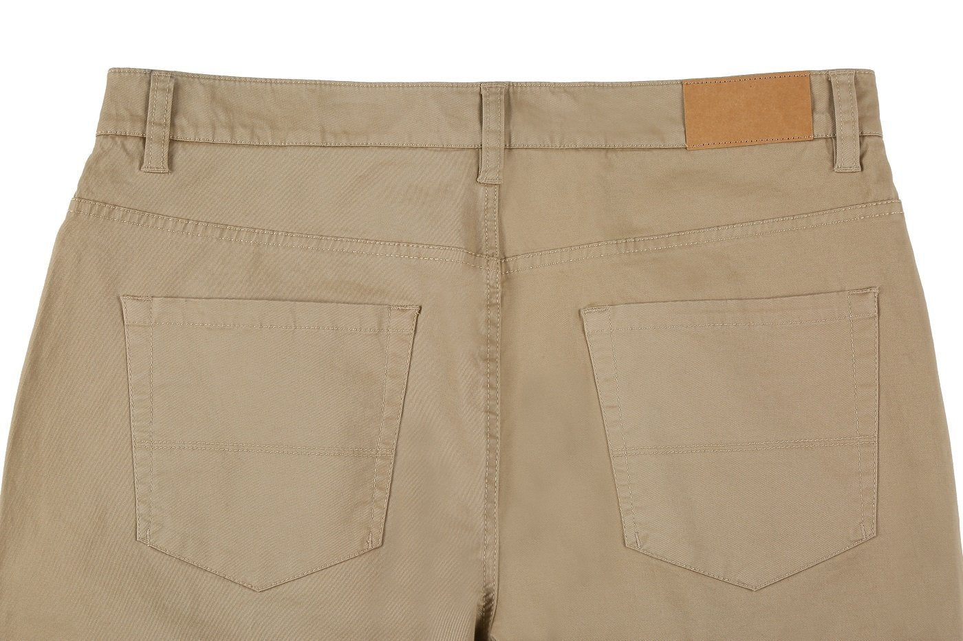 Men’s 5-Pocket Cotton Stretch Washed Flat Front Chino Pants 4