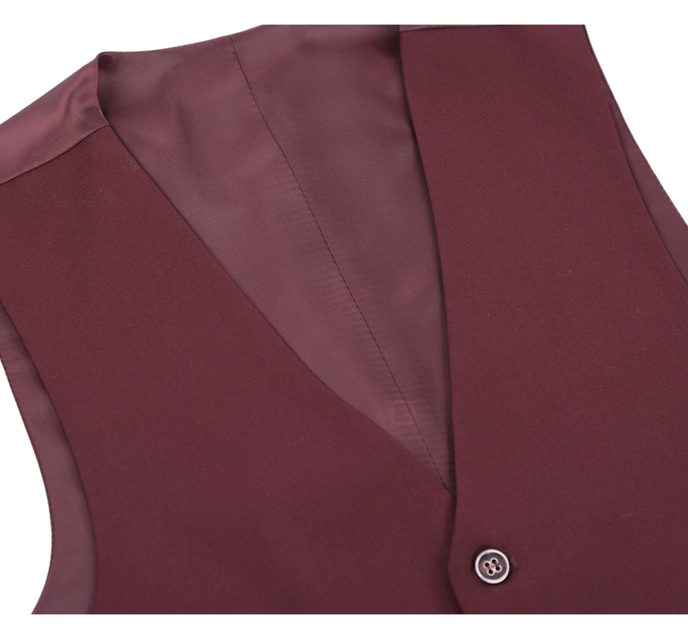Men’s Business Suit Vest Regular Fit Dress Suit Waistcoat 4