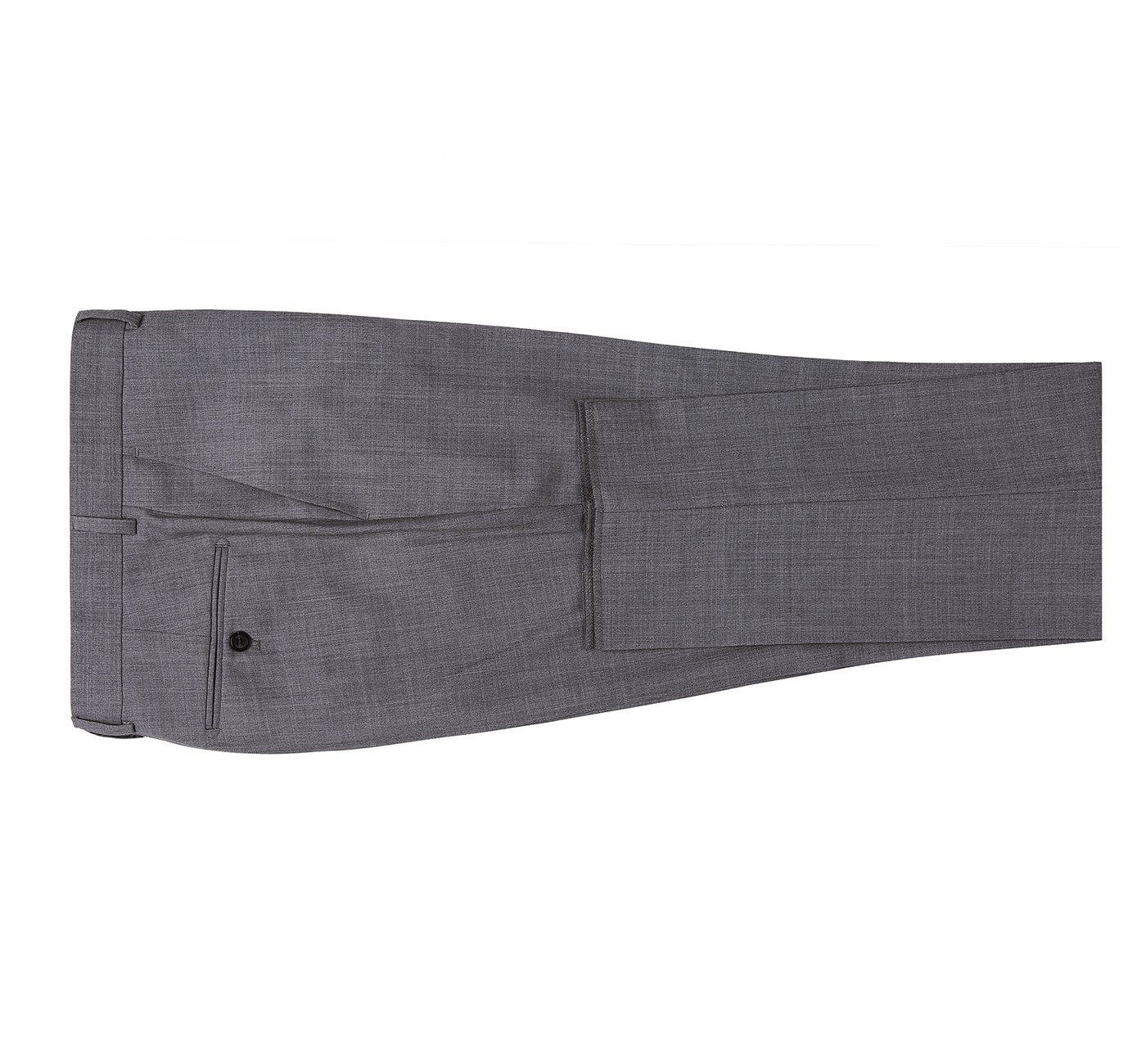Men’s Regular Fit Flat Front Wool Suit Pant 4