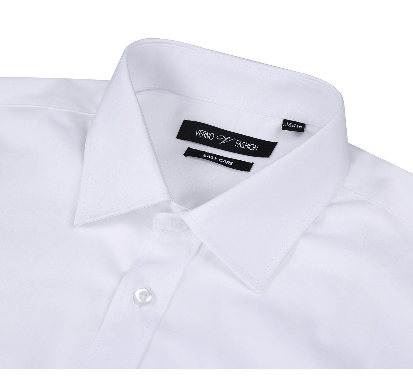 Men’s Classic/Regular Fit Long Sleeve Travel Easy-Care Cotton Dress Shirt 4