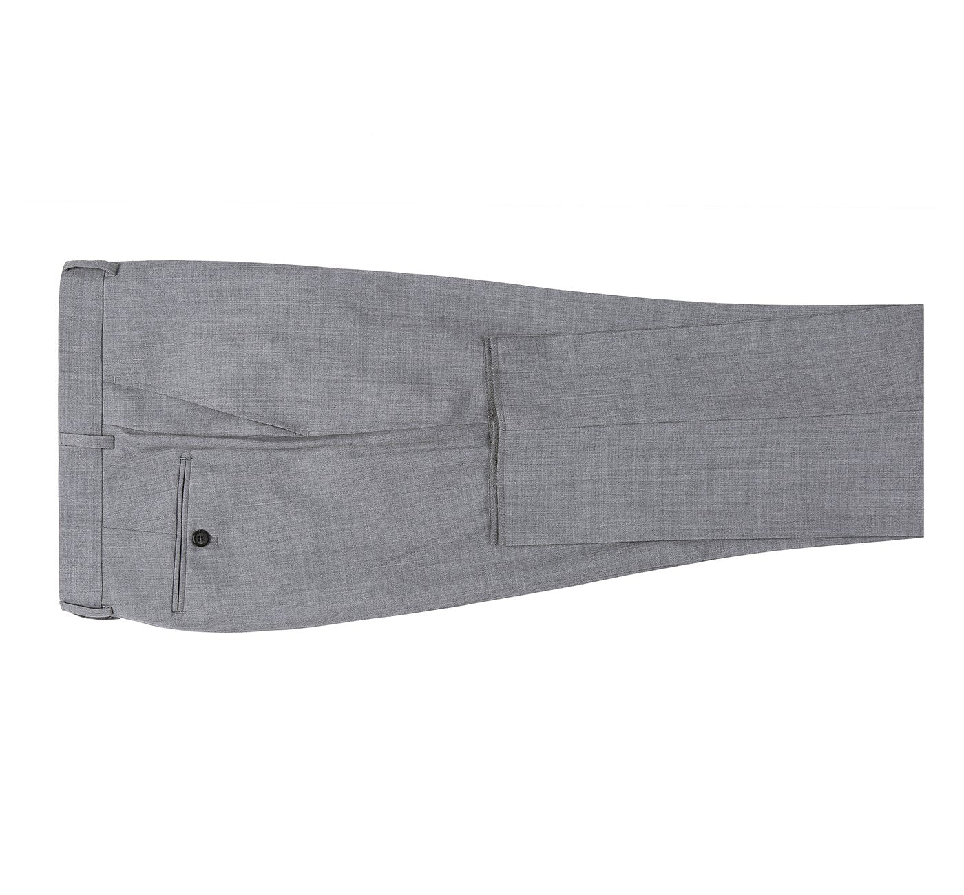 Men’s Regular Fit Flat Front Wool Suit Pant 4