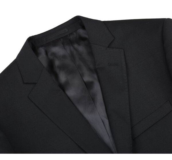 Men's Slim Fit Suit in Virgin Wool with Nano Tech