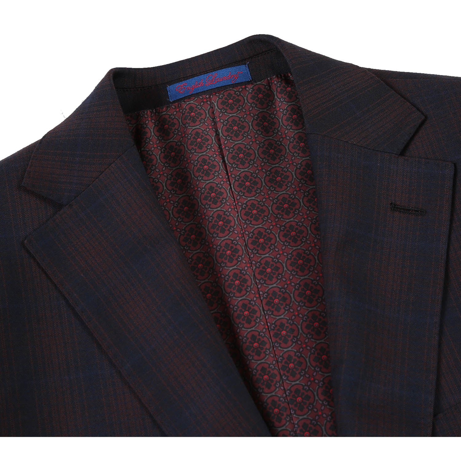 English Laundry Coffee with Red Check Suit 4