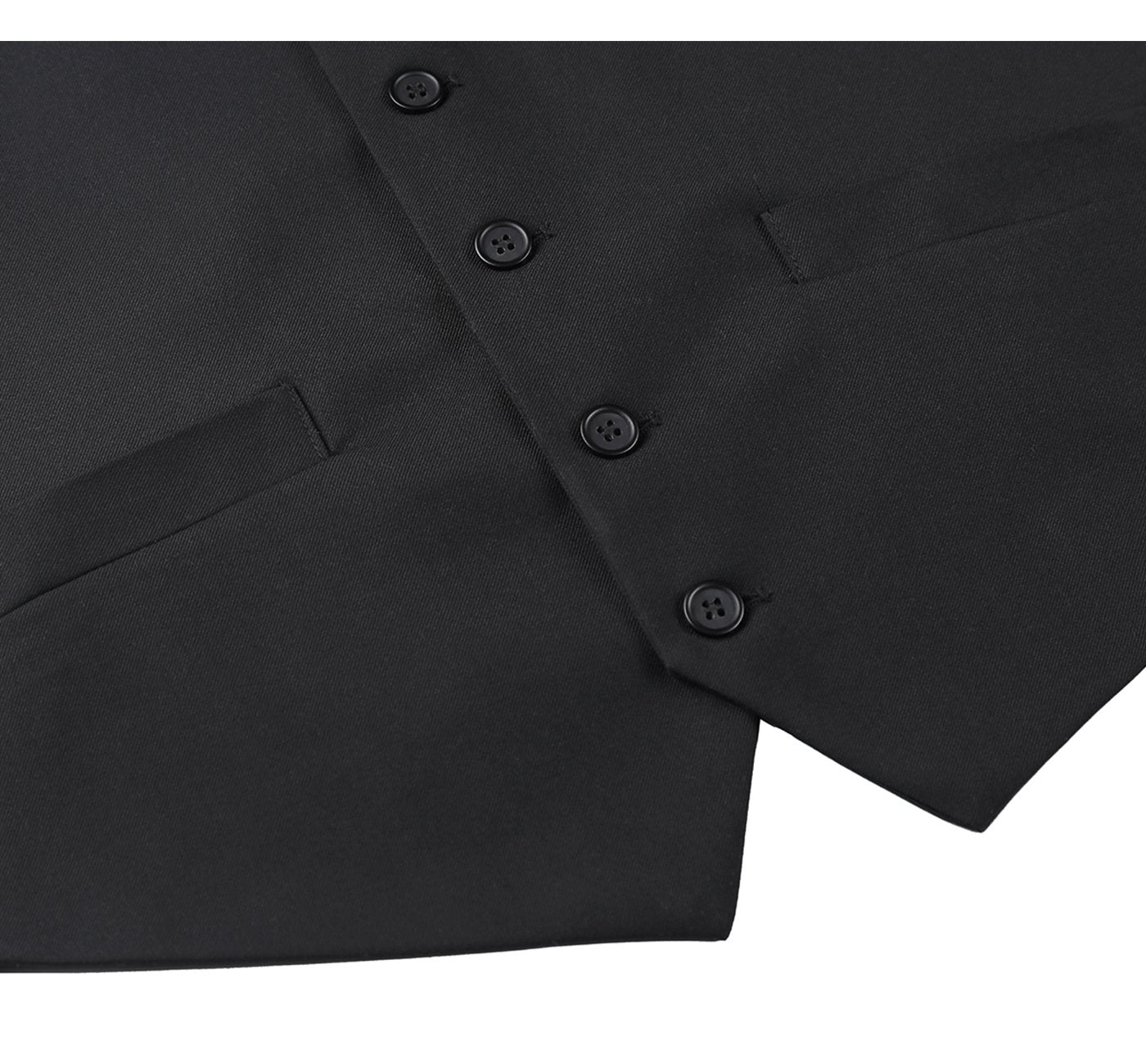 Men’s Business Suit Vest Regular Fit Dress Suit Waistcoat 5