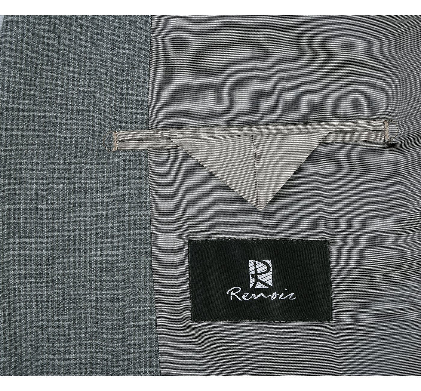 Men’s Classic Fit Sport Coat 100% Wool Premium Plaid Blazer 5