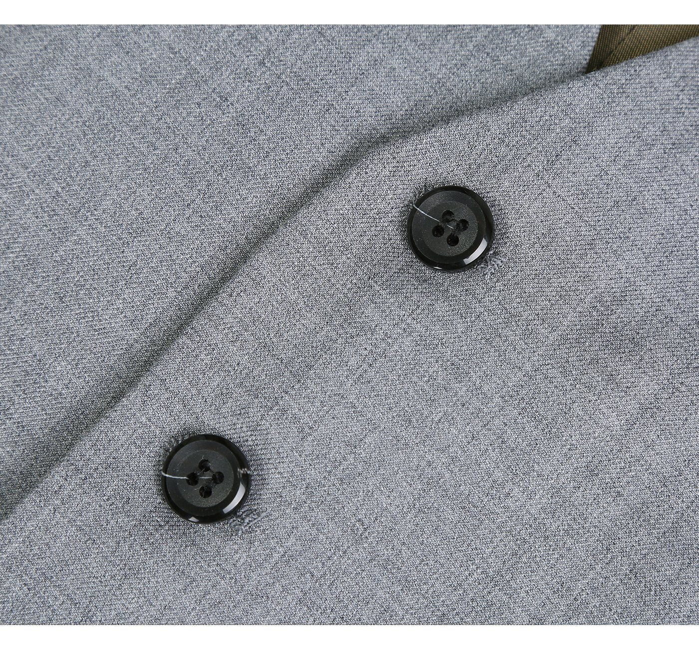 Men’s Wool Suit Vest Regular Fit Dress Suit Waistcoat 6