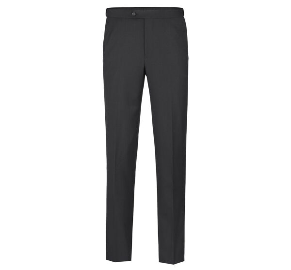Alessandro Vitello by Renoir Double-Breasted Peak Lapel Slim Fit Black Suit 201-1