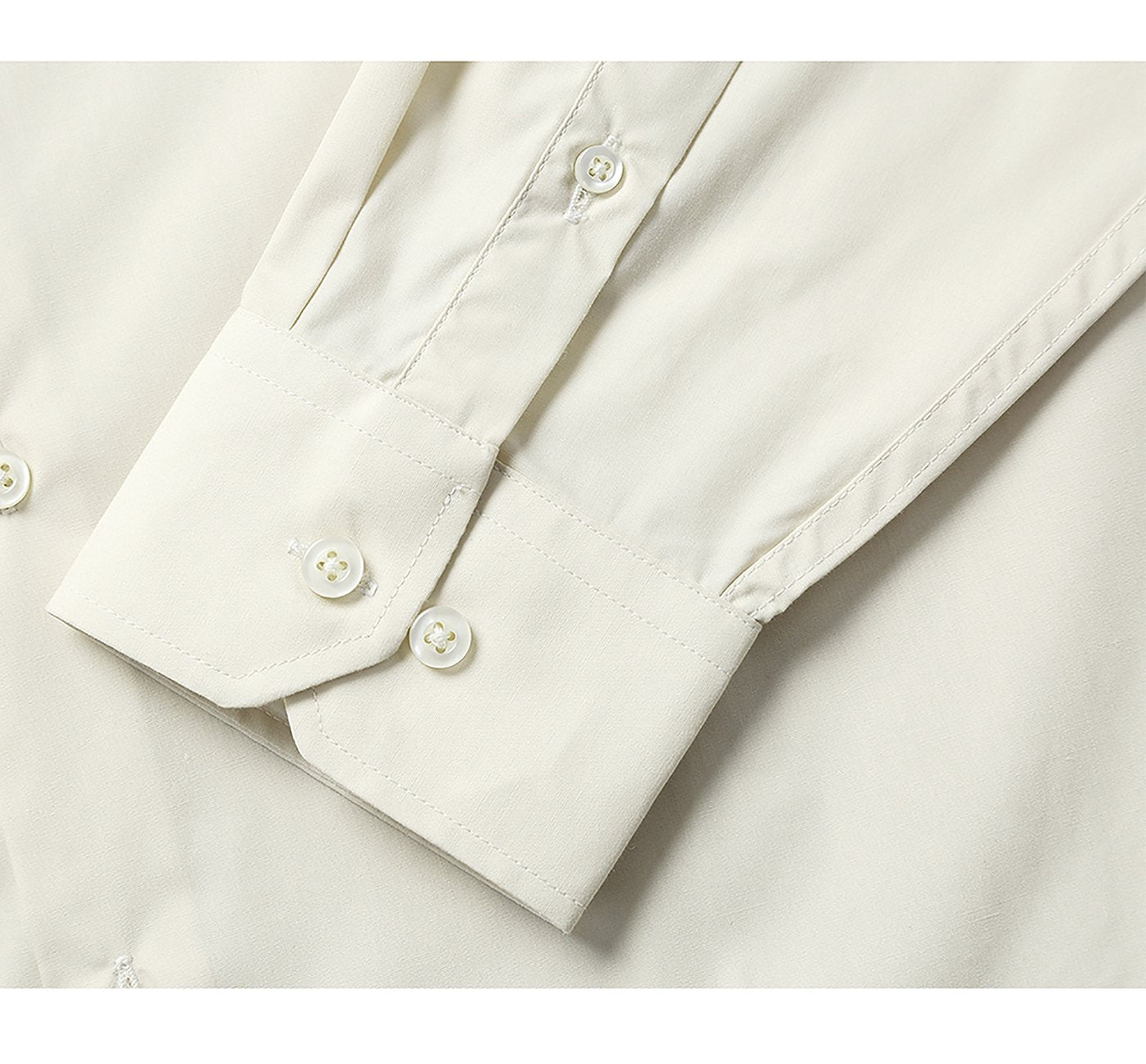 Men’s Classic/Regular Fit Long Sleeve Spread Collar Dress Shirt 6