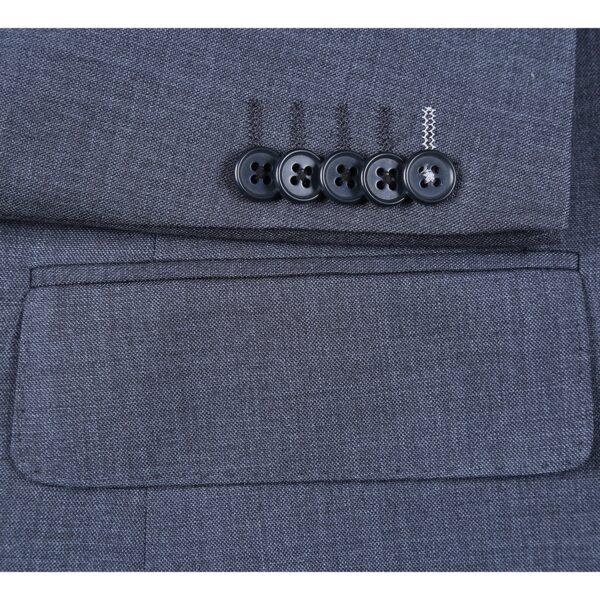 English Laundry Solid Charcoal Notch Suit