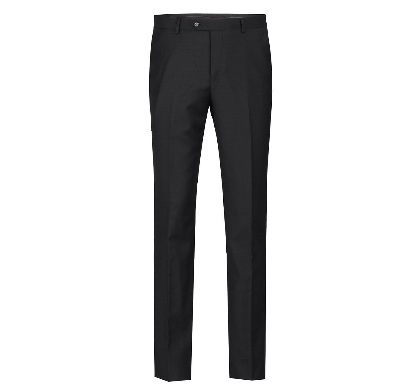 Men’s Regular Fit Flat Front Wool Suit Pant 1