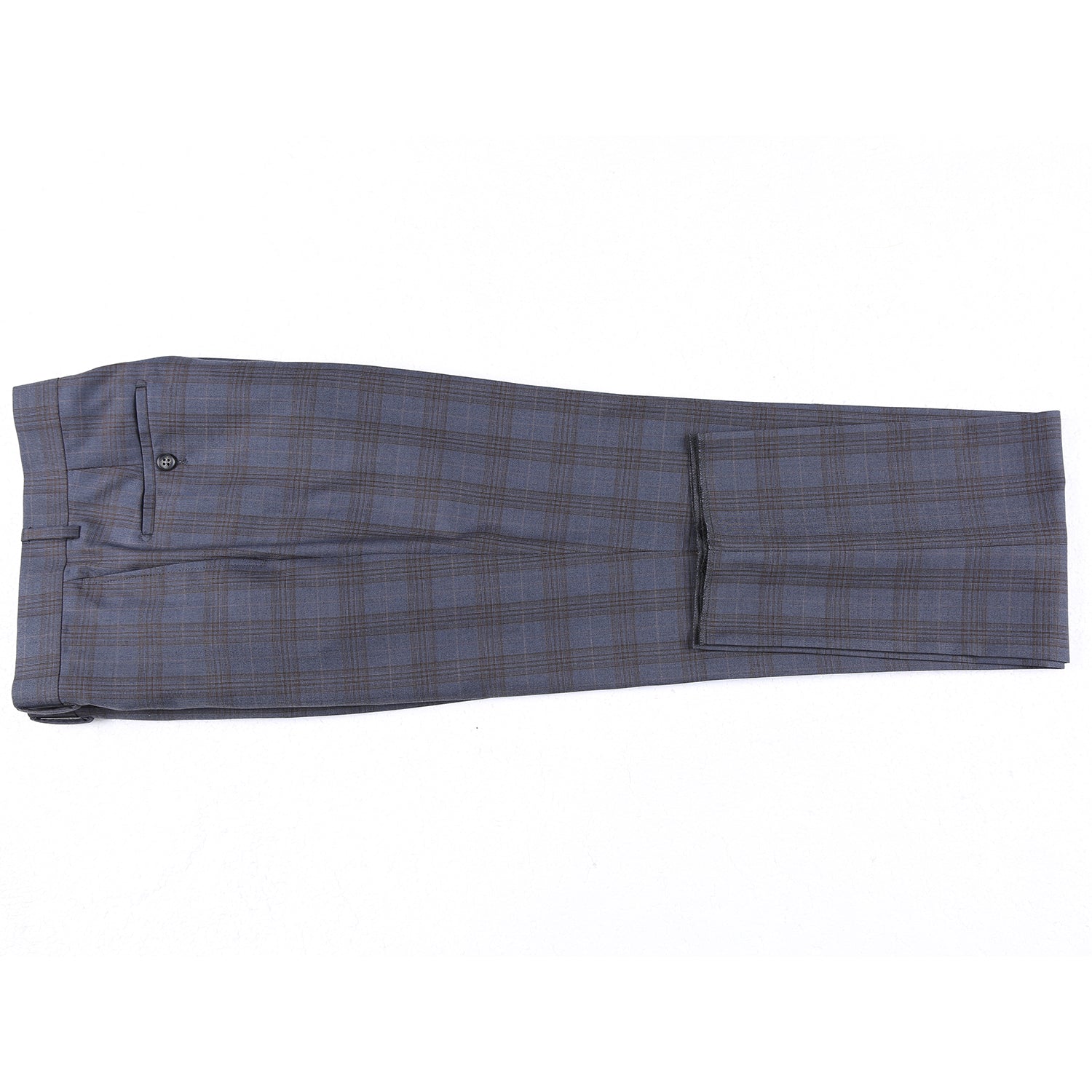 English Laundry Gray with Tan Check Notch Suit 9