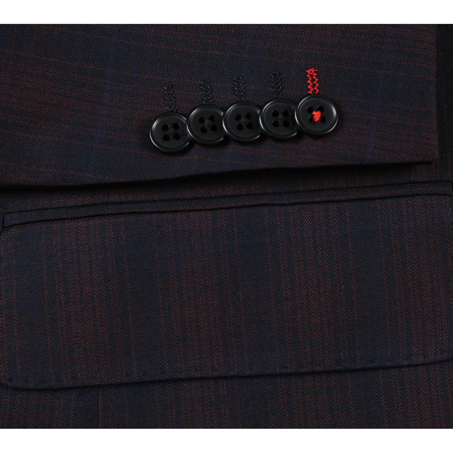 English Laundry Coffee with Red Check Suit 8