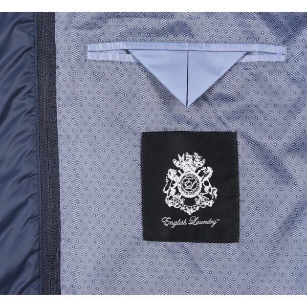 English Laundry Wool Blend Breasted Gray Blue Top Coat BIB