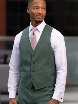 Forest Green Suit Separates Vest
