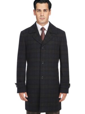 EL98-52-410 Navy Long Coat