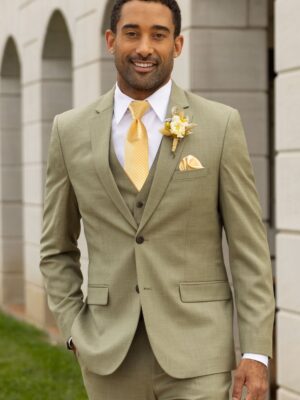 Sage Stretch Slim Fit Suit Coat