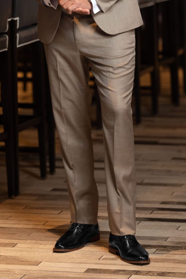 fitted a line wedding dress J.M. Haggar™ Premium Stretch Sharkskin Dress Pant