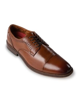 Cognac Maddox Suit Shoe