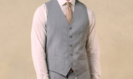 Man wearing a suit vest without jacket - smart casual style