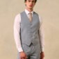 Man wearing a suit vest without jacket - smart casual style