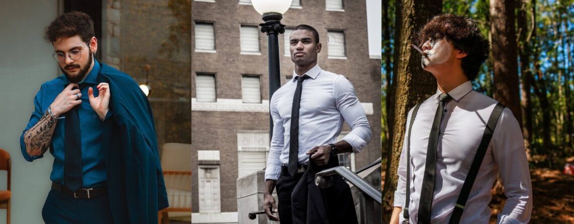 Men's shirt and tie combination guide - matching ties to suits